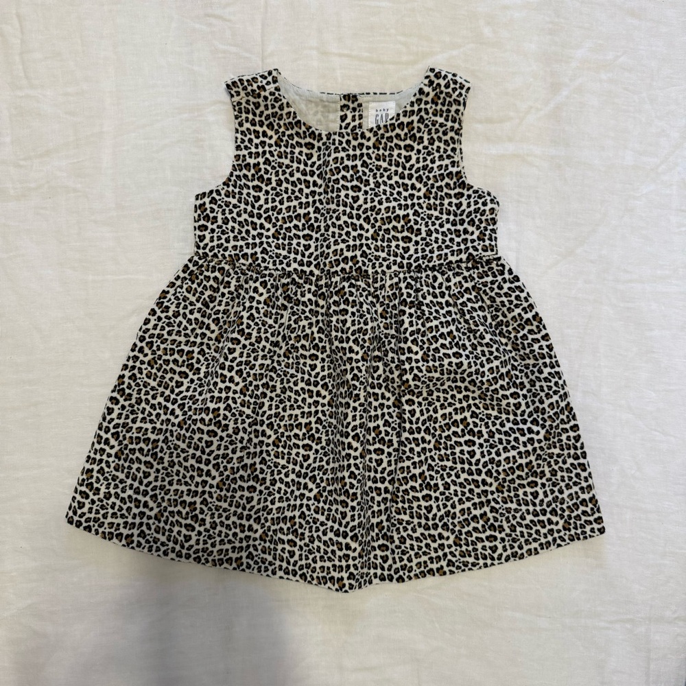 Baby Gap Leopard Print Jumper Dress - 18-24 months